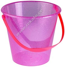 Ecoiffier Art.8/599S Glittery Summer Bucket 16 cm Spainītis