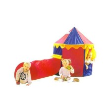IPLAY Детская палатка с туннелем Цирк 9644
