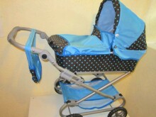 Wokke Pram Doll Stroller Daria Классическая- трансформер коляска для куклы с сумкой
