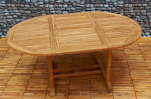 Baldas 426 Sodo baldų komplektas su stalu ir 6 kėdėmis