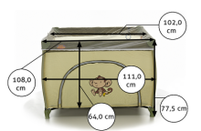 Maxi 1251 playpen 100x100 cm