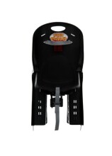 „Baby Maxi Safe Seat Basic 1254“ juoda dviračio kėdutė ant rėmo