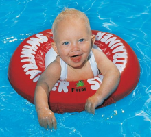 Freds Swimtrainer Classic Art.45420 Kūdikio plaukimo žiedas (pripučiamas plaukimo žiedas) nuo 3 mėnesių - 4 metų