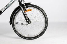 „Kanzone“ vaikų dviračių dviračių greičio sidabriniai juodi berniukai 22021 20 2012 m