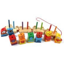 DJECO Attīstoša velkamā rotaļlieta bērniem Crearoul (34 gb.) DJ06315
