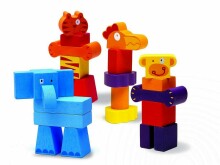 DJECO Attīstoša velkamā rotaļlieta bērniem Kluči dzīvnieki Creanimaux (52 gb.) DJ06311