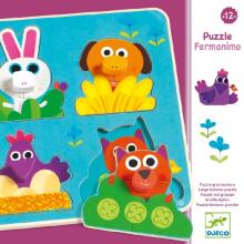 DJECO Wooden Puzzles Fermanimo DJ01032