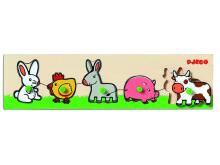 DJECO Wooden Puzzles  Farm'n'co DJ01116