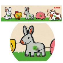 DJECO Wooden Puzzles  Farm'n'co DJ01116