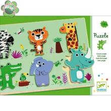 DJECO Wooden Puzzles Coucou - croco DJ01258
