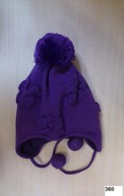 LENNE '14 - žieminė kepurė mergaitėms Mommy art. 13376 (50cm) spalva 360