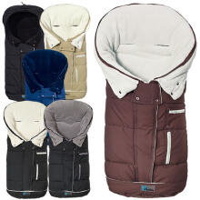 Alta Bebe Art.AL2274C-12 black/l.grey Baby Sleeping Bag Bērnu Ziemas Siltais Guļammaiss