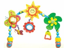 Mažytė meilės saulėta lanksti pasivaikščiojimo arka. TL1060210 spalvinga žaislų arka vežimėliams, lovoms ir automobilių sėdynėms