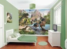 Walltastic Dinosaur Land Classic Wallpapers