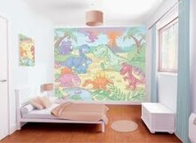 „Walltastic Baby Dino World Baby“ sienos