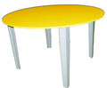 WoodyGoody Art. 52912 Krāsains apaļš galds, 100 cm
