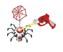 Silverlit Art. 86681 Mind Attack - Spider Game Интерактивная игрушка  Паук со световым пистолетом