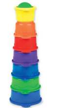 Munchkin 011027 Caterpillar Spillers Stackable Bath Toys