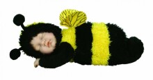 Anne Geddes lėlė - bičių kūdikis, 20 cm, AN 579110