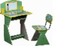 Baby Land цветной рабочий стол со стулом Art. HC86N