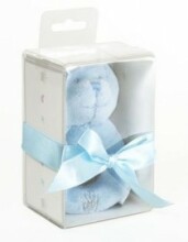Teddykompaniet 5191 Prince/Princess, Rattle Blue Grābulis dāvanu kastē, g.zila