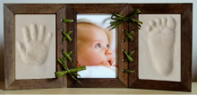 Art for baby hand and foot print  Frame with memory prints