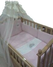 NINO-ESPANA набор детского постельного белья Cuoricini pink 2