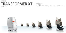 „Concord '15 Transformer XT“ plk. Raspberry Pink automobilinė kėdutė (15-36 kg)