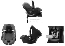 Maxi Cosi '15 Pebble Total Black Autokrēsls (0-13 kg) 