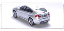 „MJX R / C Technic“ radijo bangomis valdomas automobilis „BMW X6 M Silver Scale 1:14“