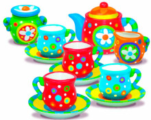4M Mini Tea Set Painting Kit 00-04541 Komplekts Tējas servīze
