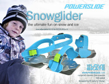 Powerslide ice Snow sklandytuvas mėlynas 902190 vaikiškos čiuožyklos
