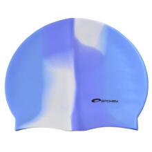 Spokey Abstract Art. 83946 Silicone swimming cap blue