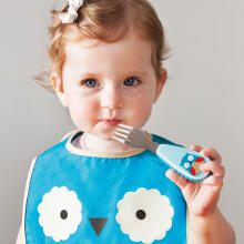 SkipHop Zootensils Little Kid Fork & Spoon