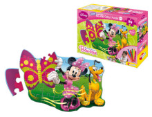 Lisciani Giochi 39777 Puzzle krāsošana Minnie Mouse, 34 gab.