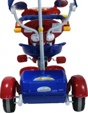 ELG TS4327E Scooter Bērnu trīsritenis ar jumtiņu sarkans ar zilu