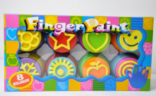 Hipo Art.H6781 Finger Paint Party 8 gb. Pirkstu krāsu komplekts ar spiedumiem