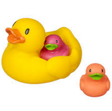 Bkids Art.003724 New Happy Duck Family Rotaļlieta vannai Pīle ar mazajiem