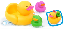 Bkids Art.003724 Naujas „Happy Duck“ šeimos maudymosi žaisliukas Antis su mažaisiais