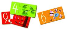 Djeco Art.DJ08151 Number Puzzle Duo by Djeco