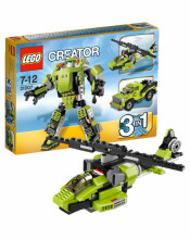 Lego Creator 31007L Power Mech 3 in 1 Боевой робот - Вертолёт - Машина