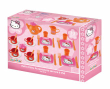 „Ecoiffier 2609 Hello Kitty“ vaikų žaisliniai indai 33vnt., 18+ mėn