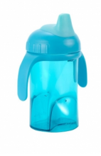 Difrax Art.704 Aqua NEW Non-spill cup with soft 250 ml