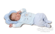 Baby Matex FLor COL.01 - BALTA šėrimo pagalvė