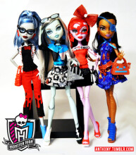„Mattel Monster High Fashion Pack“ žaidimų rinkinys - operetės menas. Y0402 Lėlių drabužiai