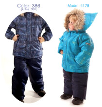 Huppa '15 Avery 4178CW00 Šilta kūdikių žieminė šiltų kostiumų striukė + kelnių spalva: 386 dydis 128 cm