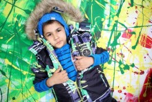 „Huppa '15 Winter 4148CW00“ šilta kūdikių žieminė šiltų kostiumų striukė + kelnės (98cm) spalva: 818