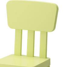 Ikea Mammut 902.675.56  Детский эргономичный, особо выносливый стул со спинкой