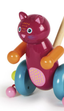 Oops Cat 17004.11 Come with me Friends! - Wodden Toy Jerry