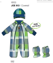 Lego Wear'15 Joe 16153/613 col.562 Silts ziemas termo kombinezons (62cm) krāsa: 663